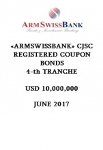 «ARMSWISSBANK» CJSC REGISTERED COUPON BONDS  4-th TRANCHE